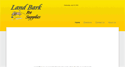 Desktop Screenshot of landbarkpetsupplies.com